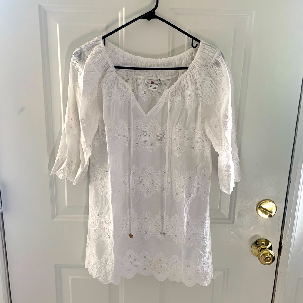 Eyelet top/blouse
